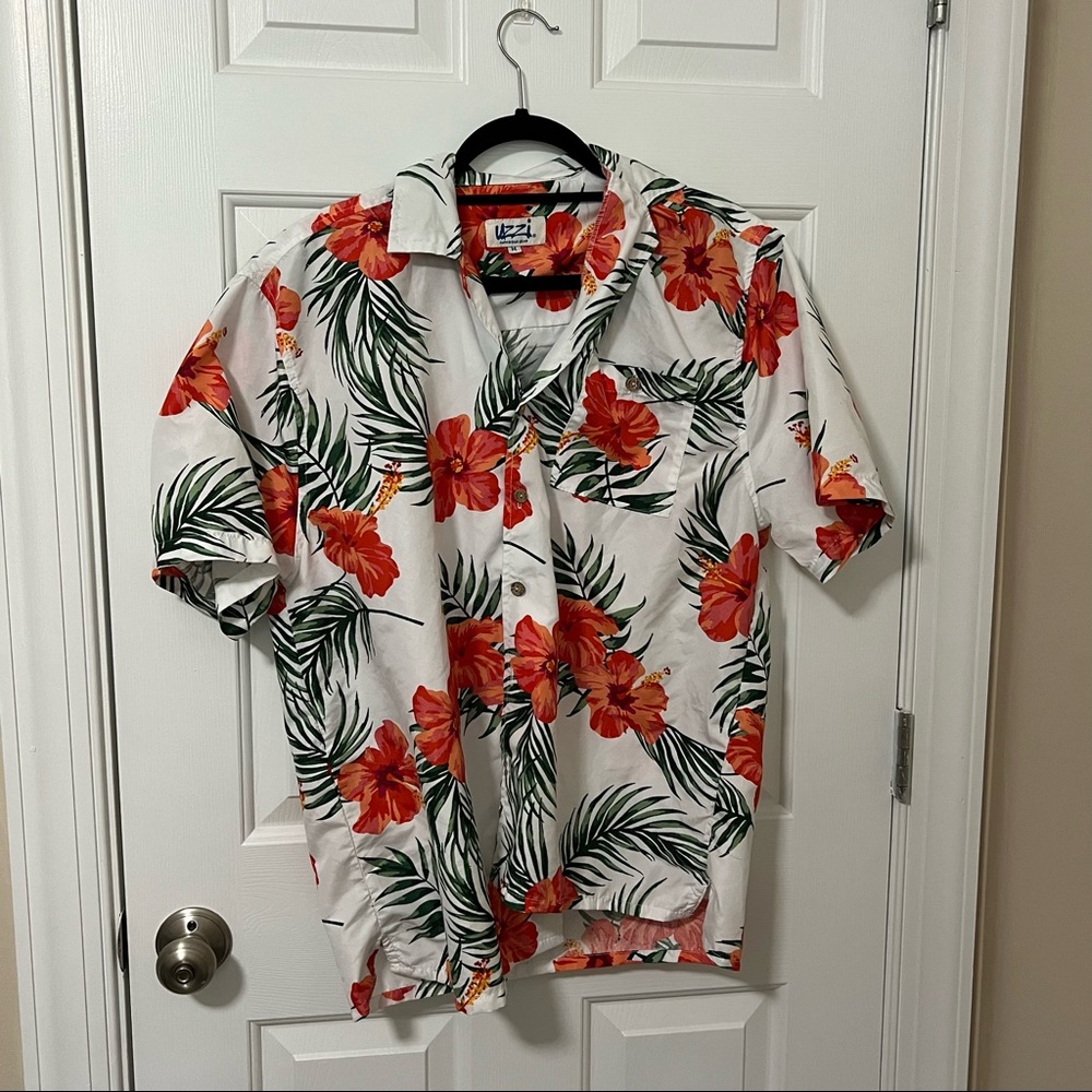 Floral Hawaiian Button Up